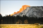 Yosemite : Half dome sunset